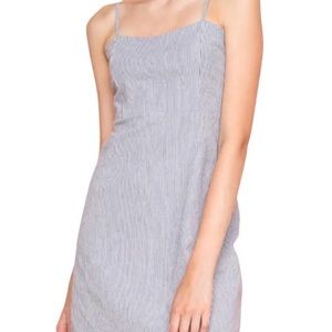Pinstripe Karla dress brandy melville